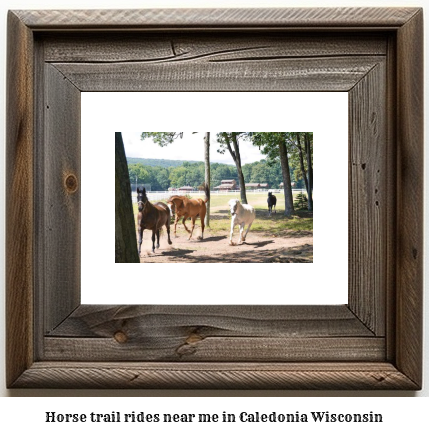 horse trail rides near me in Caledonia, Wisconsin